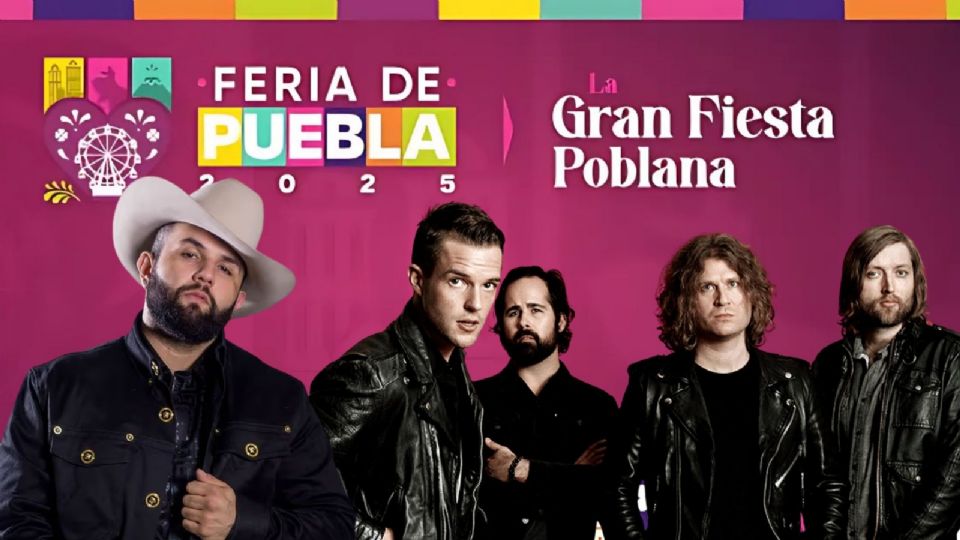 Cartelera de artistas hoy 9 de mayo en la Feria de Puebla 2025