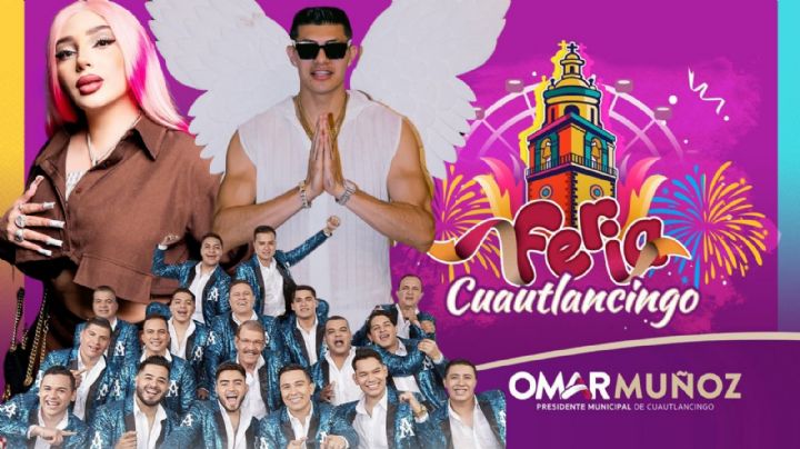 Feria de Cuautlancingo 2025: Bellakath, La Arrolladora y El Bogueto encabezan cartelera de conciertos