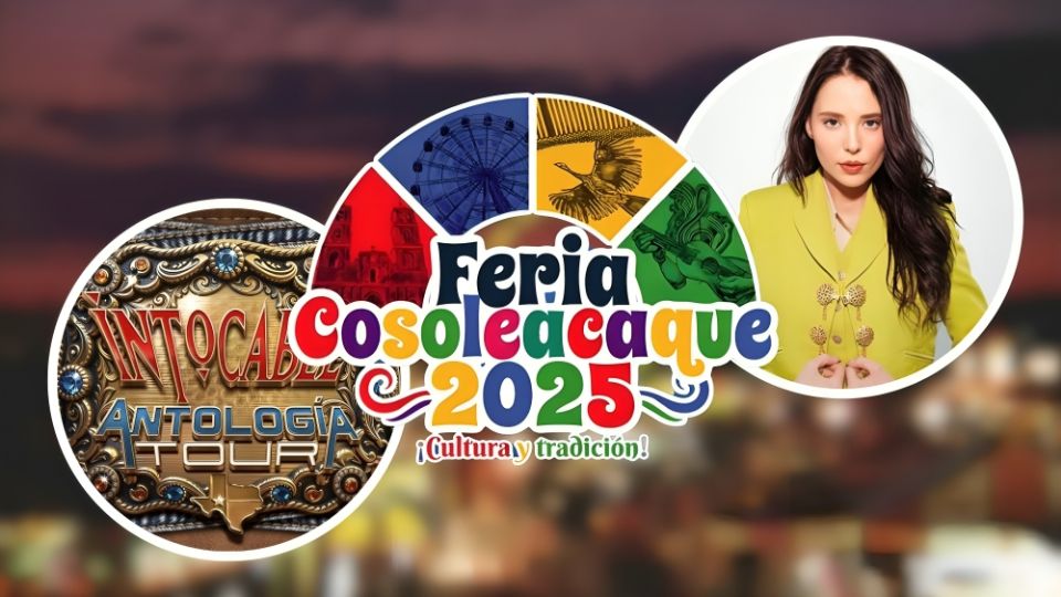 Cartelera de artistas de la  Feria Cosoleacaque 2025