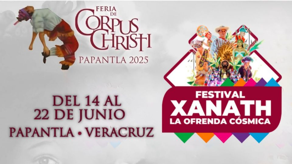 Feria Corpus Christi Papantla 2025 Programa de actividades HOY 19 de junio 2025