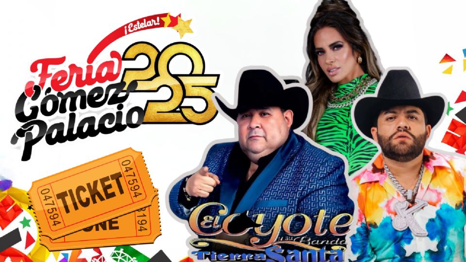 Estos son los artistas que se presentarán este fin de semana en la Expo Feria Gómez Palacio 2025