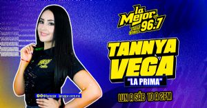 Tannya Vega La Prima de La Mejor 96.7