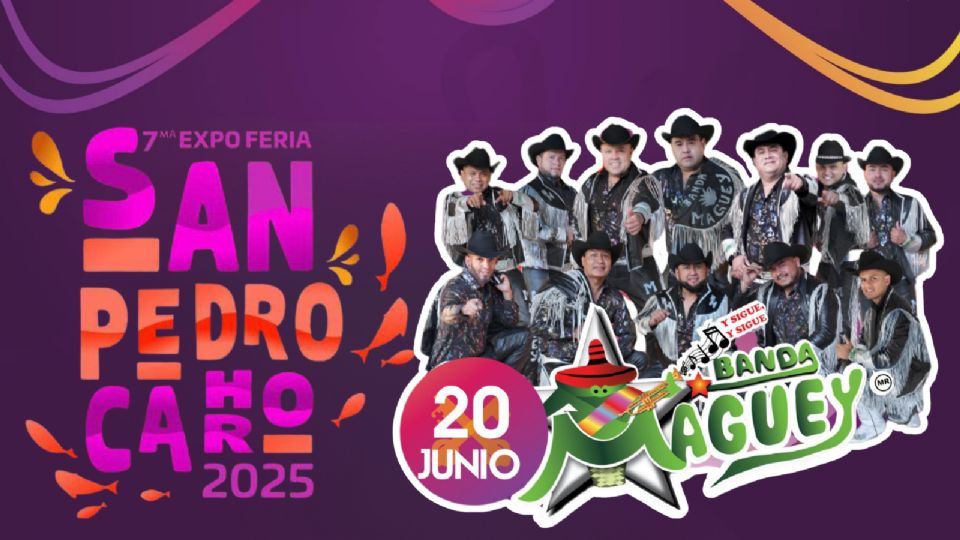 Banda Maguey se presentará HOY en la a apertura de la Expo Feria San Pedro Cahro 2025