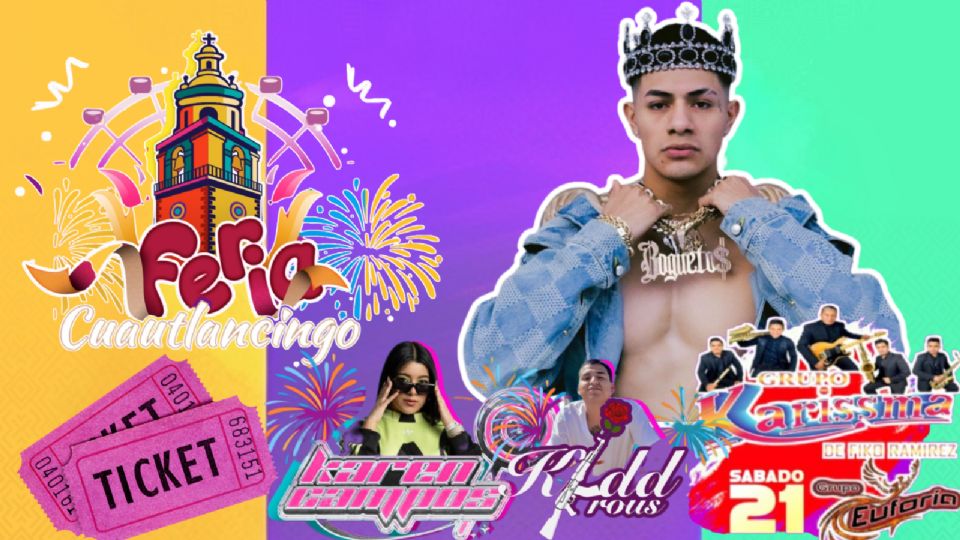 Estos son los artistas que se presentarán HOY en la Feria Cuautlancingo 2025