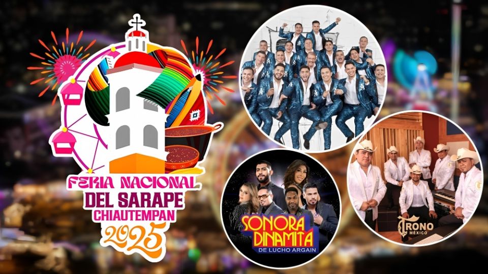 Cartelera de artistas de la Feria Chiautempan 2025