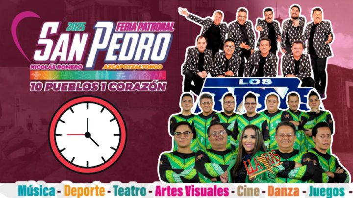 Feria San Pedro Azcapotzaltongo 2025: Programa completo de artistas y actividades de HOY 26 de junio en el EDOMEX