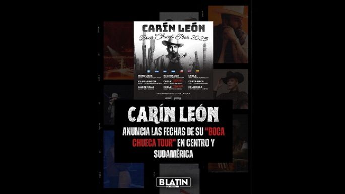 Carin León anuncia fechas de su gira en Centro y Sudamérica