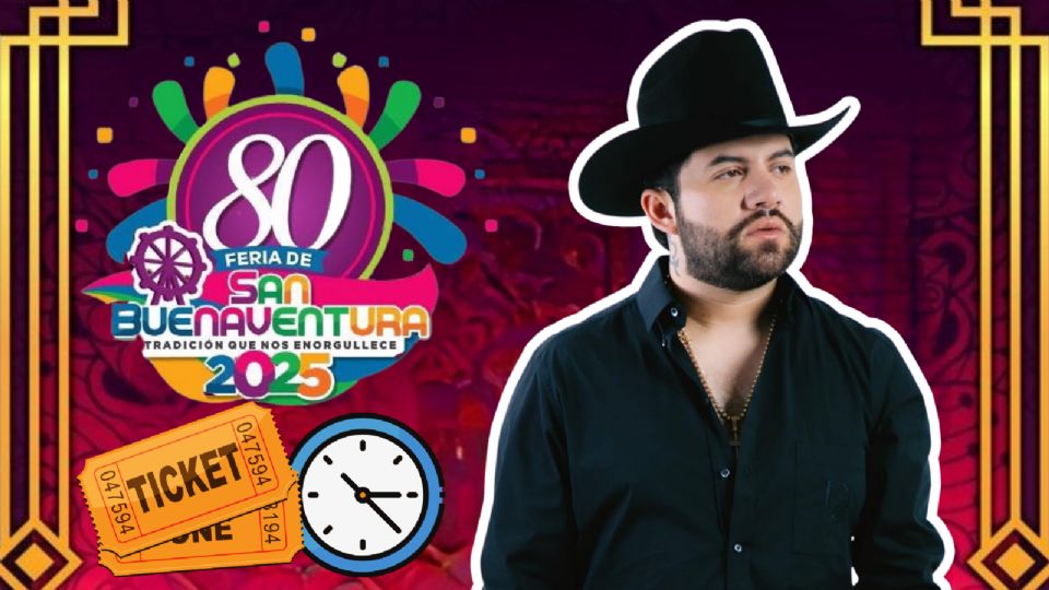 Luis R Conriquez se presentará HOY en la Feria San Buenaventura 2025.