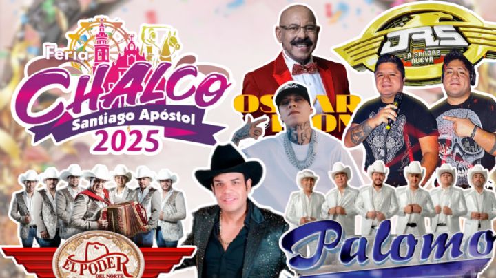Feria de Chalco 2025: Cartelera completa de artistas que darán concierto GRATIS en el EDOMEX