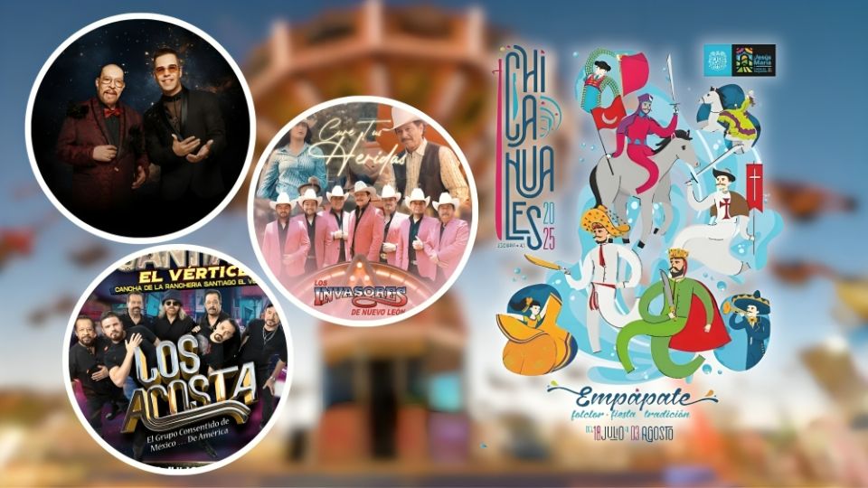 Cartelera de artistas de la Feria de los Chicahuales 2025