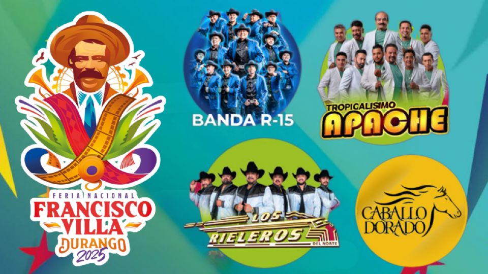 Estos son los artistas que se presentarán HOY en la Feria Nacional Francisco Villa 2025