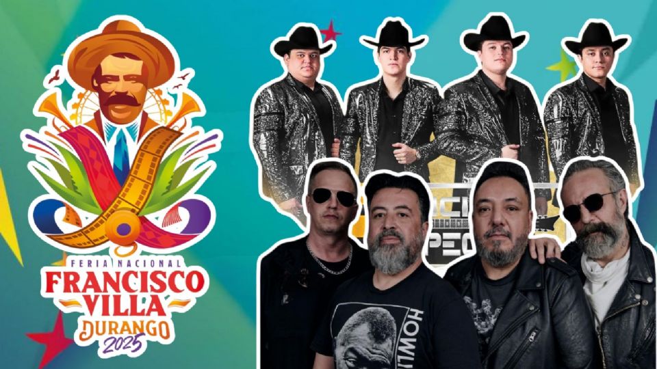 Estos son los artistas que se presentarán HOY en la Feria Nacional Francisco Villa Durango 2025