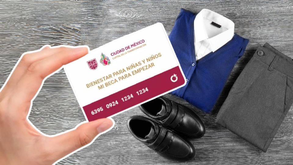 Tarjeta para útiles y uniformes escolares 2025.