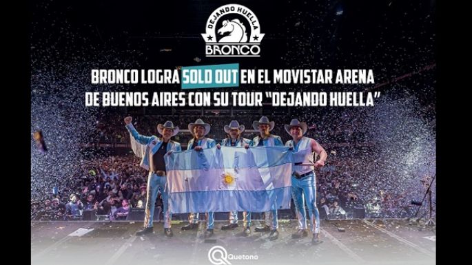 Rotundo éxito de Bronco en Buenos Aires, Argentina