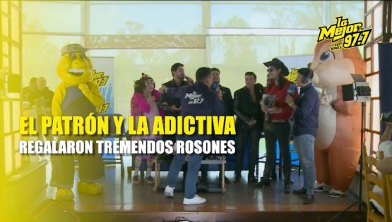 ¡El Patrón y La Adictiva repartieron tremendo “rosones” en El Show de La Mejor!