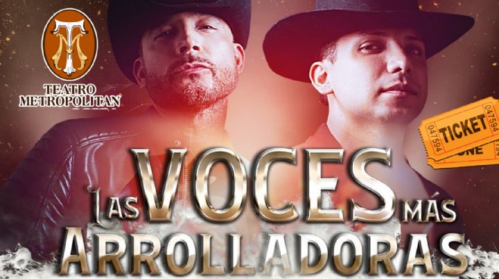 "Las Voces Más Arrolladoras" CDMX 2025: Precio de los boletos para el concierto de Germán Montero y Vincen Melendres