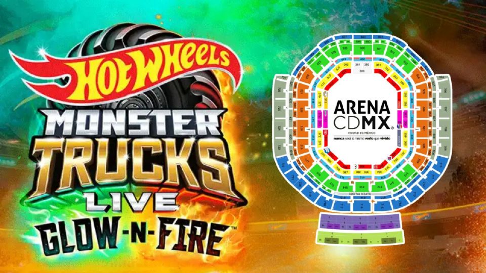 Hot Wheels Monster Trucks en la Arena CDMX 2025.