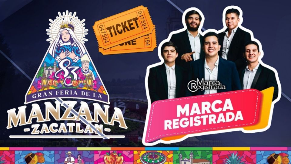 Marca Registrada se presentará HOY en la Feria de la Manzana Zacatlán 2025.