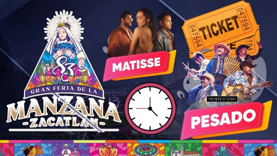 Estos son los artistas que se presentaran en el cierre de la Feria de la Manzana Zacatlán 2025