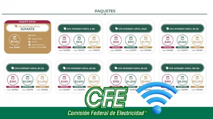 Internet CFE: Planes desde 95 pesos al mes | Cómo contratar fácil y rápido