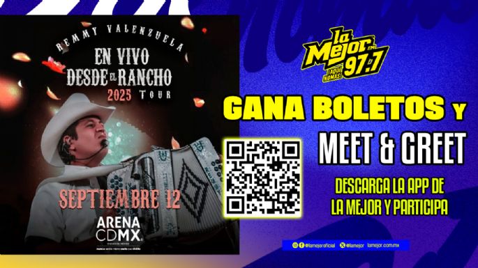 GANA BOLETOS Y MEET PARA VER A REMMY VALENZUELA