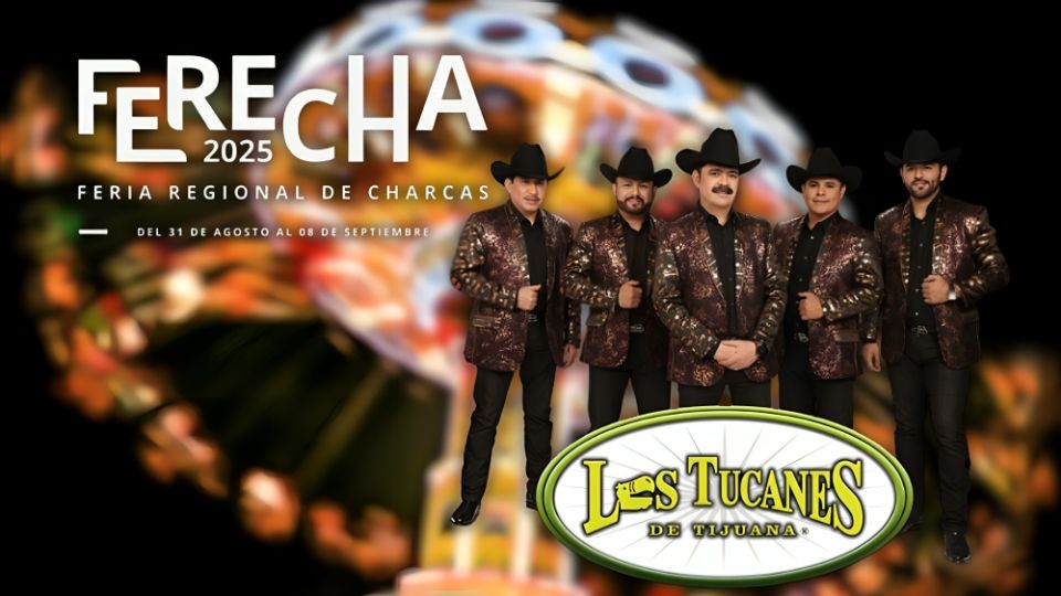 Los Tucanes de Tijuana se presentarán en la FERECHA 2025