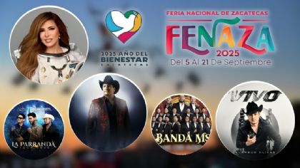 Feria Nacional de Zacatecas 2025: Cartelera de artistas que se presentarán en el Palenque