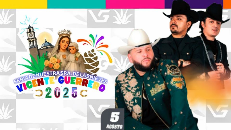 Cartelera artística para la Feria Vicente Guerrero Puebla 2025 hoy en la clausura