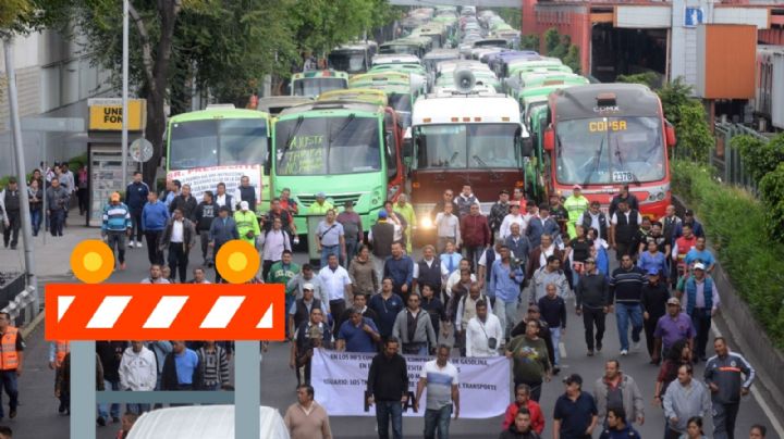 ¿Habrá megamarcha de transportistas HOY 1 de septiembre en el EDOMEX? Esto es lo que se sabe