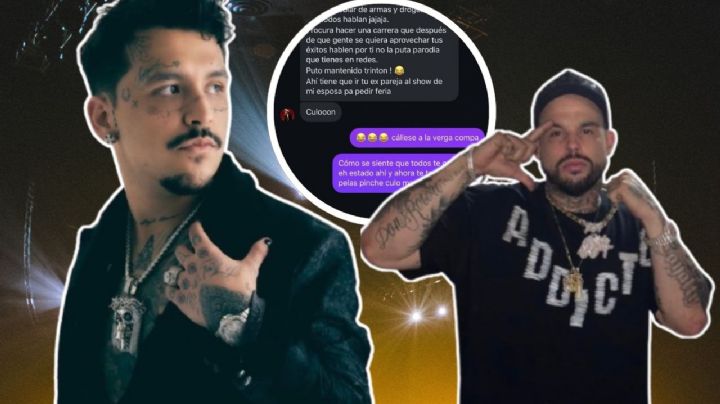 Nodal intercambia insultos con Emiliano Aguilar, quien lo exhibe en redes: "Pu... mantenido treintón