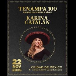 Karina Catalán en el Tenampa