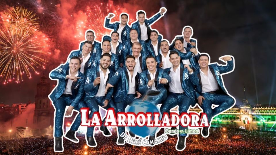 Confirman a La Arrolladora Banda El Limón en el Zócalo este 15 de septiembre