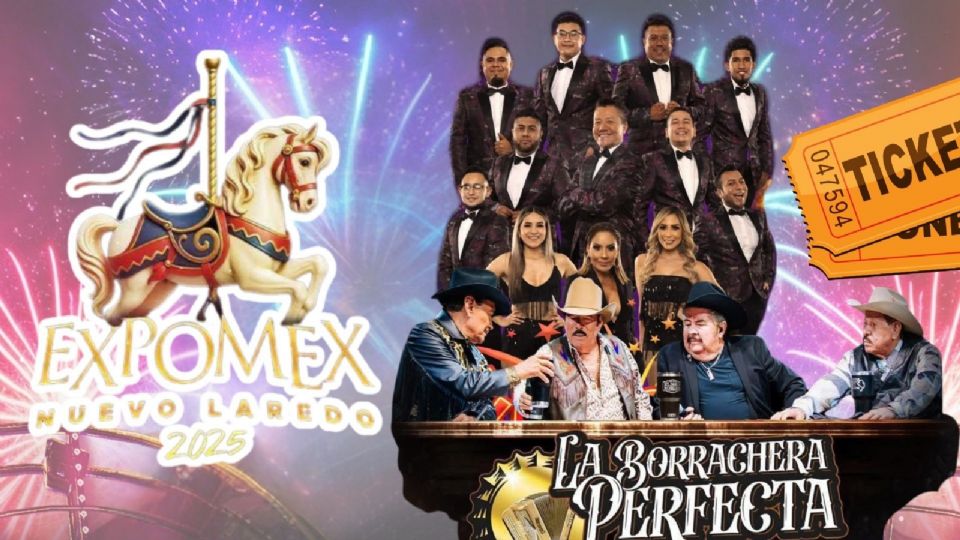 Artistas que se presentarán HOY en la Expomex Nuevo Laredo 2025