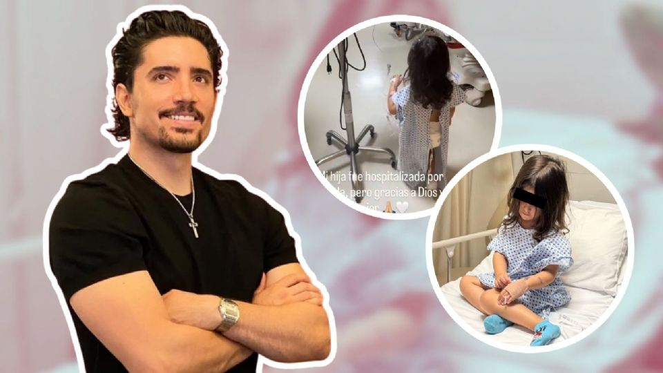 Hospitalizan a la hija de Alex Fernández.
