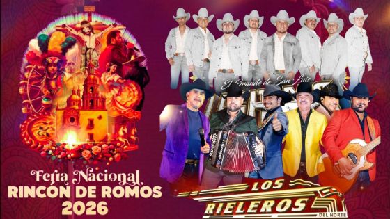 Feria Nacional Rincón de Romos 2026: Cartelera de artistas que darán concierto HOY 16 de enero