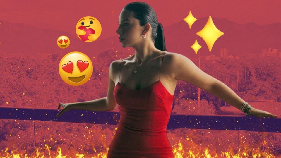 Ángela Aguilar desata pasiones con entallado vestido rojo