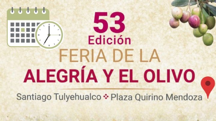 Feria de la Alegría y el Olivo Santiago Tulyehualco 2026: Cartelera de artistas y actividades que se presentarán en Xochimilco