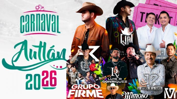 Carnaval Autlán 2026: Fechas, cartelera completa de artistas y precios de los boletos