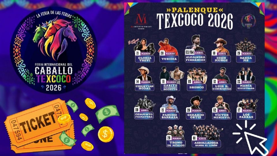 Precio de los boletos para el Palenque Texcoco 2026.
