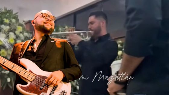 VIDEO Banda MS da el último adiós a Gerson Leos con “El color de tus ojos” durante funeral