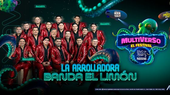 Multiverso Nestlé “El Festival” 2026: Revelan a La Arrolladora Banda El Limón como el primer artista