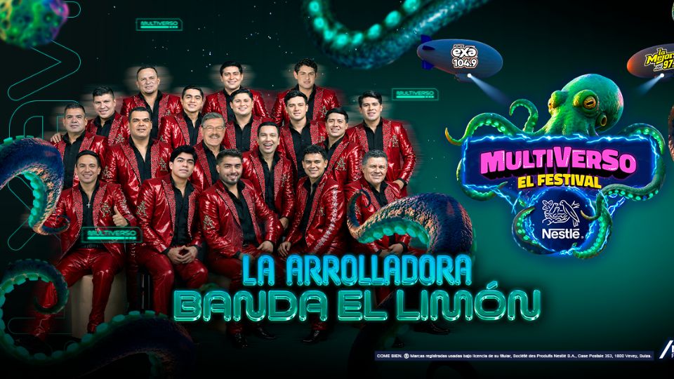 La Arrolladora Banda El Limón primeros confirmados para el Multiverso Nestlé 'El Festival' 2026