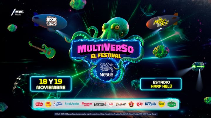 ¡Ahora sí se armó! El Festival Multiverso Nestlé regresa con dos días de pura música