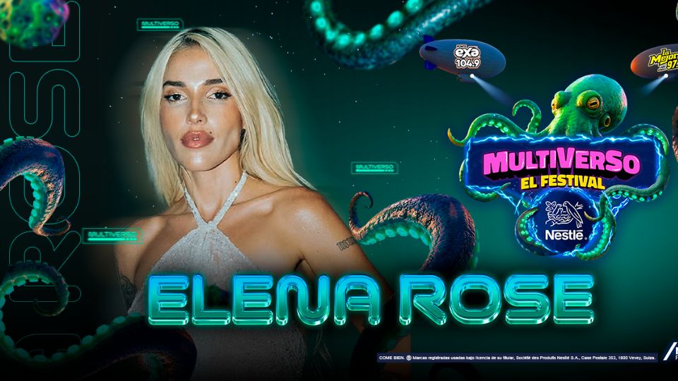Elena Rose la tercera artista confirmada del género urbano para el Multiverso Nestlé 'El Festival'