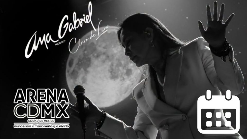 Ana Gabriel anuncia concierto en la Arena CDMX 2027