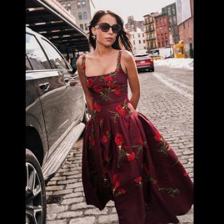 Majo Aguilar representó a México en su debut en la semana de la moda NY