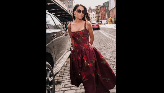 Majo Aguilar representó a México en su debut en la semana de la moda NY