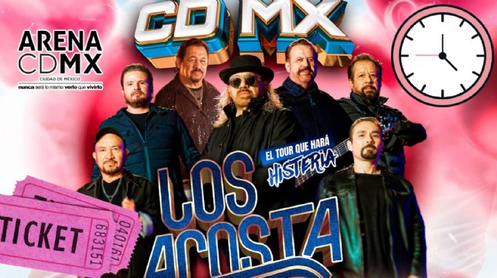 Los Acosta en la Arena CDMX 2026: ¿A qué hora empieza el concierto HOY 14 de febrero y cómo llegar?