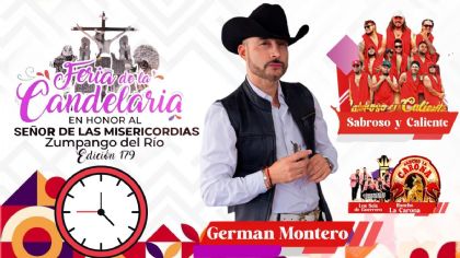 Feria de la Candelaria Zumpango del Río 2026: Cartelera de artistas que darán concierto GRATIS HOY 15 de febrero en la CLAUSURA