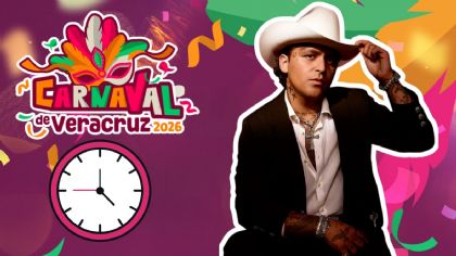 Carnaval de Veracruz 2026: ¿A qué hora empieza el concierto GRATIS de Christian Nodal HOY 15 de febrero? Programa completo